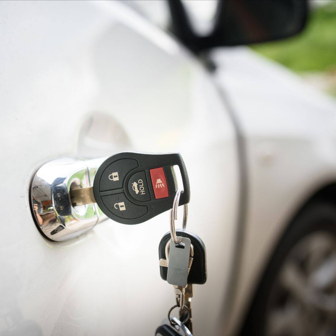 Affordable Locksmith service van showing brands and services